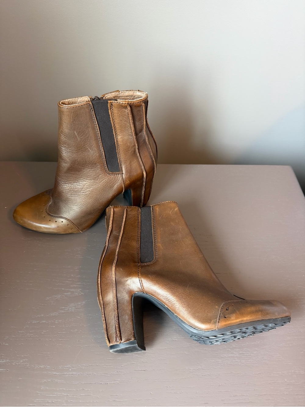 Fly London Women’s Brown Leather Ankle Boots